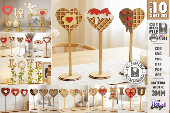 Love Table Decor Stand Laser 139986012 Creativo Digital